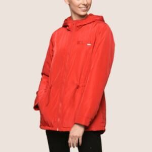 NWOT Armani Exchange Women's Red Utility Parka Jacket Size M Style 8NYK20